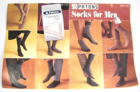patons leaflet and yarn label